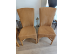 4 chaises Llyod Loom vintage des années 80