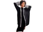 KIMONO NOIR SOUPLE ELEGANT CHIC