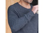 Le Pull Aérien - Mérinos Cachemire - Anthracite chiné