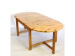 Table à manger en pin de Karin Moberg années 70