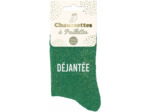 STC Chaussettes paillettes dejantee