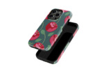 Cherry Sketch | Coque de téléphone 3D 2en1 Ultra-résistante