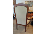 Fauteuil Voltaire garniture beige