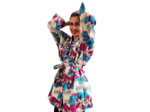 KIMONE EN WAX FLEURI POUR FEMME