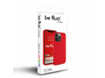 Coque Silicone Moxie BeFluo Fine et Légère pour iPhone 14, Intérieur Microfibre - Rouge