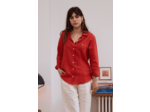 Chemise en lin femme - Brique
