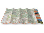 MONTAGNES DU MONTENEGRO. DURMITOR, BJELASICA, PROKLETIJE, KOMOVI 1/65.000 (CARTE GRAND FORMAT LAMINE
