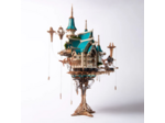Fantasy Steam Castle - Blanc et Bleu