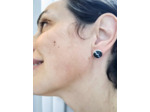 Boucles d'oreilles puces cabochon "Burano"