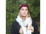 Headband Noé - Mérinos & Cachemire - Bordeaux
