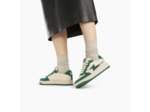 Baskets éclair beige et vert à lacets - Celestine - Vanessa Wu