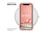 Coque Silicone Moxie BeFluo Fine et Légère pour iPhone 14 Plus, Intérieur Microfibre - Rose clair
