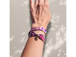 Bracelet double-tour avec breloque "Brocéliande"