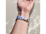 Bracelet double-tour avec breloque "Brocéliande"