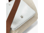 Cabas beige à pochette argent - Iris  Vanessa Wu