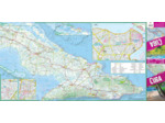 CUBA 1/650.000 (CARTE GRAND FORMAT LAMINEE D'AVENTURE TQ) - ANGLAIS