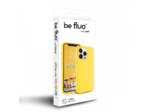 Coque Silicone Moxie BeFluo Fine et Légère pour iPhone 14 Plus, Intérieur Microfibre - Jaune