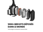SHOKZ CASQUE BT CONDUCTION OSSEUSE OPEN RUN PRO NOIR