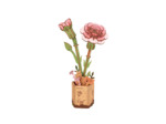 Oeillets Rose en Bois