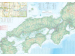 JAPAN WEST AND CENTRAL RAILWAY AND ROAD 1:670 000