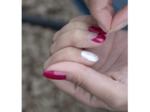 Vernis pelable à base d'eau - Framboise
