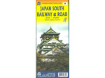JAPAN SOUTH RAILWAY AND ROAD MAP 1:670 000