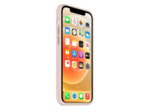 Coque Silicone Moxie BeFluo Fine et Légère pour iPhone 14, Intérieur Microfibre - Rose des sables