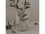 Vase en verre grand coeur