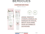 BERDOUES Contour des yeux, Aloe vera BIO, anti fatigue, réduit cernes et poches 15ml