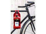 Porte bouteille 100% cuir La Bouclée Originale Rouge