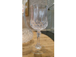 6 Verres à pied Cristal d'Arques