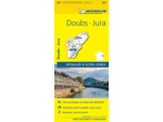 CARTE DEPARTEMENTALE DOUBS, JURA