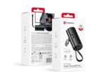 FORCELL F-ENERGY Batterie externe avec câble USB-C et connecteur Lightning intégré 5 000mAh 20W
