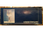 6 Verres à pied Cristal d'Arques