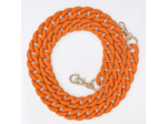 Chaine grosse maille avec pad universel - serie IBIZA - ORANGE- 1.2M
