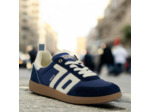 Ghost Femme cuir&nylon Bleu marine - Back70
