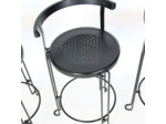 Ensemble  de quatre tabourets hauts "Oblado" Bla Station