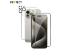PROTECT Pack de Protection Coque + Protection Lentille + Verre Trempé iPhone (Tous les modèles)