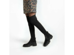 Cuissardes chaussettes noires à semelle oversize - Vanessa Wu