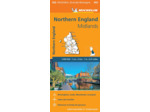 CARTE REGIONALE NORTHERN ENGLAND, MIDLANDS