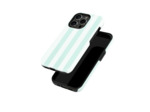 Light Blue Stripes Case | Coque de téléphone 3D 2en1 Ultra-résistante
