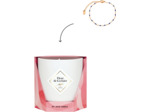 Bougie Bracelet Noir/Or - Parfum Fleur de Cerisier