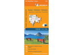 CARTE REGIONALE SUISSE / SCHWEIZ / SVIZZERA SUD-EST / SUD-OST / SUD-EST