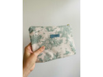 Pochette toile de Jouy 24cm x 19cm