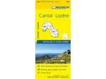 CARTE DEPARTEMENTALE CANTAL, LOZERE