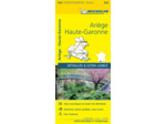 CARTE DEPARTEMENTALE ARIEGE, HAUTE-GARONNE