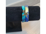 Bracelet double-tour avec breloque "Brocéliande"