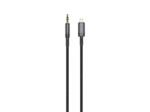 DEVIA Câble USB-C ou Lightning Vers Jack 3,5mm 1m (Noir)