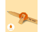 Trio de stylo Legami à encre thermosensible effaçable - couleurs orange, bleue et noire