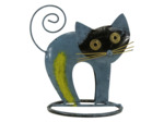 chat métallique